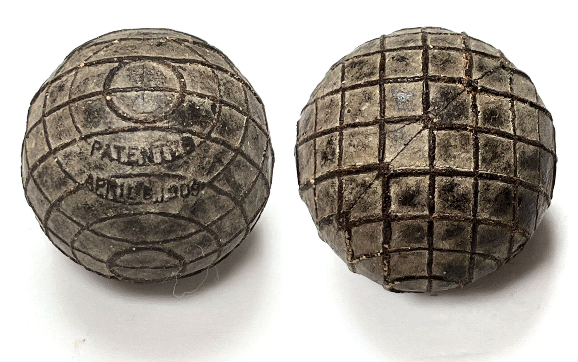 Baseball core produced under U.S. Patent No. 917,818